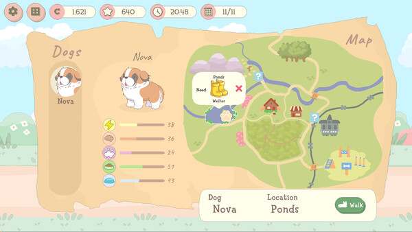 Игра Puppy Park, скриншот