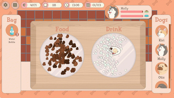 Игра Puppy Park, скриншот