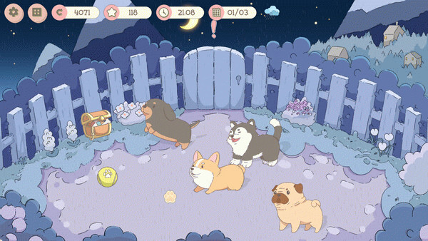 Игра Puppy Park, скриншот