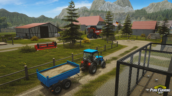 Игра Pure Farming 2018 - Germany Map, скриншот