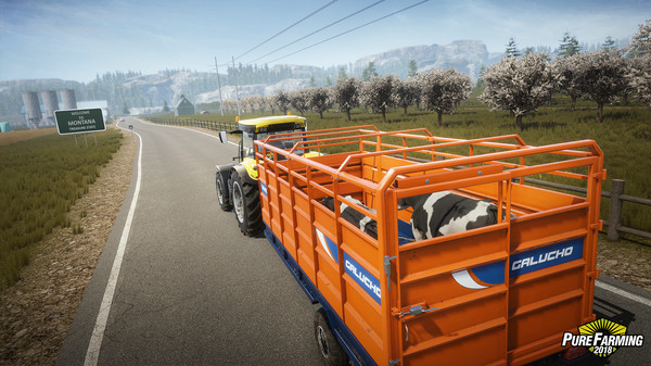 Игра Pure Farming 2018, скриншот