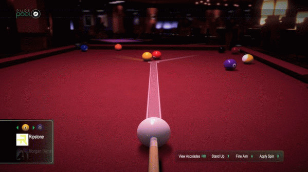 Игра Pure Pool, скриншот