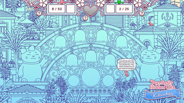 Игра Purrfectly Hidden Cats - Kittenbay, скриншот