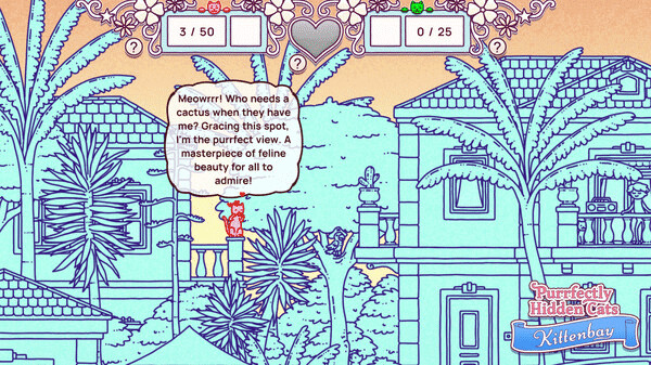 Игра Purrfectly Hidden Cats - Kittenbay, скриншот