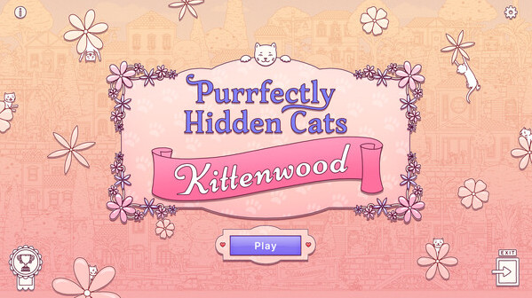 Игра Purrfectly Hidden Cats - Kittenwood, скриншот