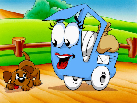 Игра Putt-Putt Enters the Race, скриншот