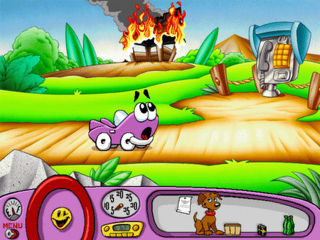 Игра Putt-Putt Enters the Race, скриншот