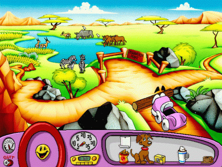 Игра Putt-Putt Saves The Zoo, скриншот
