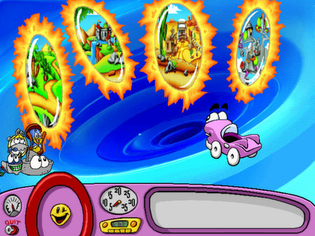 Игра Putt-Putt Travels Through Time, скриншот