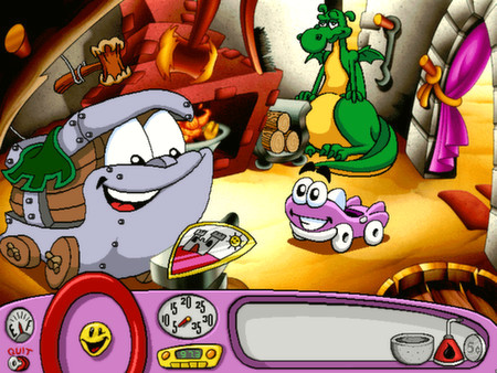 Игра Putt-Putt Travels Through Time, скриншот