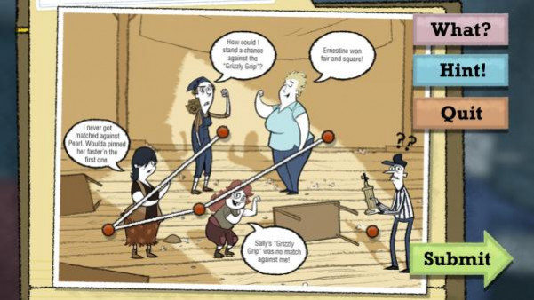 Игра Puzzle Agent, скриншот