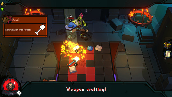 Игра Puzzle Forge Dungeon, скриншот