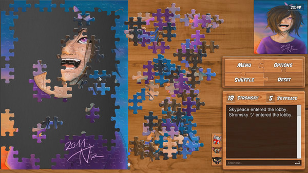 Игра Puzzle With Your Friends, скриншот