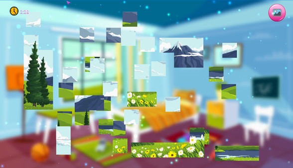 Игра Puzzles with nature, скриншот