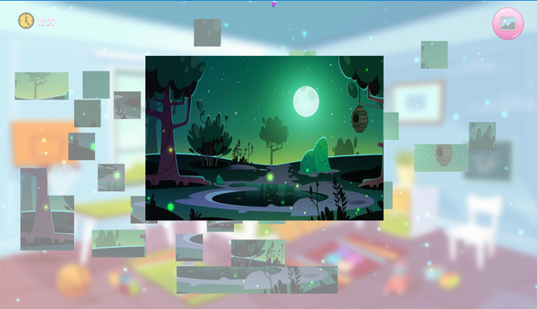 Игра Puzzles with nature, скриншот