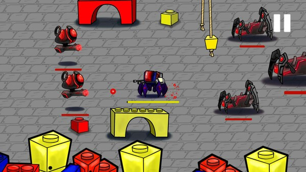Игра QUADBOTS: THE RISE OF CHRONO, скриншот