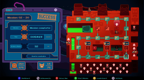 Игра Quadroids, скриншот