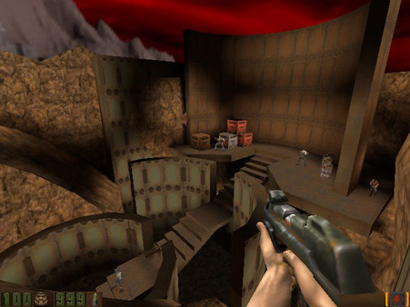 Игра QUAKE II, скриншот