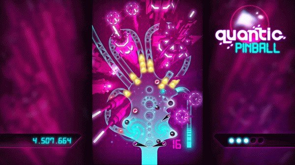 Игра Quantic Pinball, скриншот
