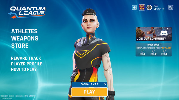Игра Quantum League, скриншот