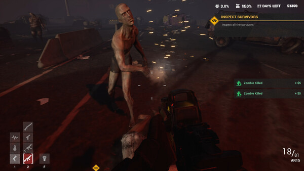 Игра Quarantine Zombies, скриншот