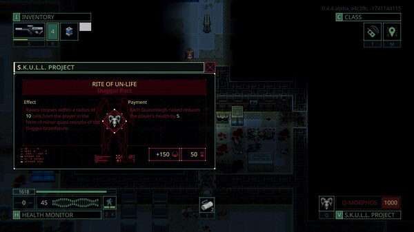 Игра Quasimorph, скриншот