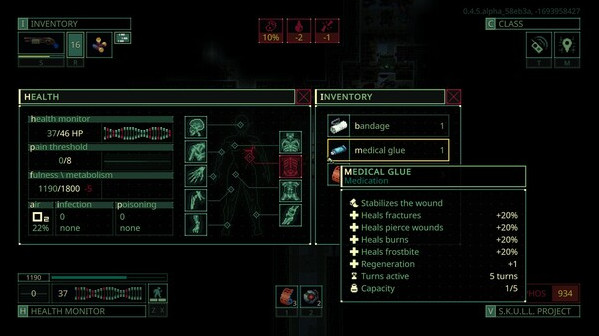 Игра Quasimorph, скриншот