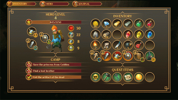 Игра Quest Hunter, скриншот