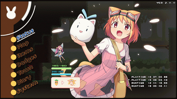 Игра Rabi-Ribi - Cocoa Mode & Before Next Adventure, скриншот
