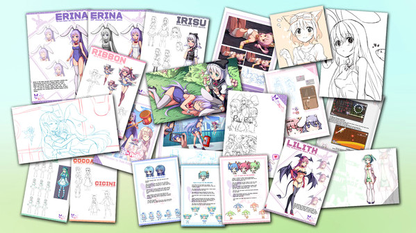 Игра Rabi-Ribi - Digital Artbook, скриншот