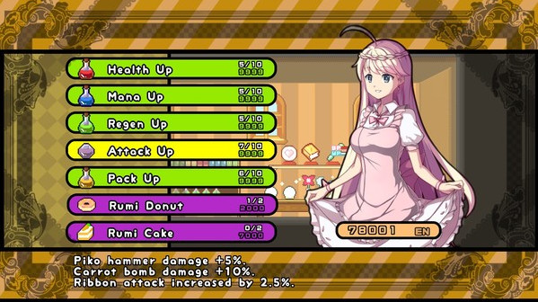 Игра Rabi-Ribi, скриншот