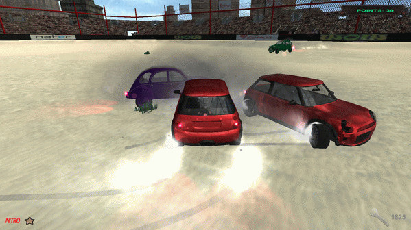 Игра Race & Destroy, скриншот