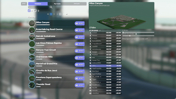 Игра RaceLeague, скриншот