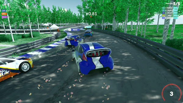 Игра RaceLeague, скриншот