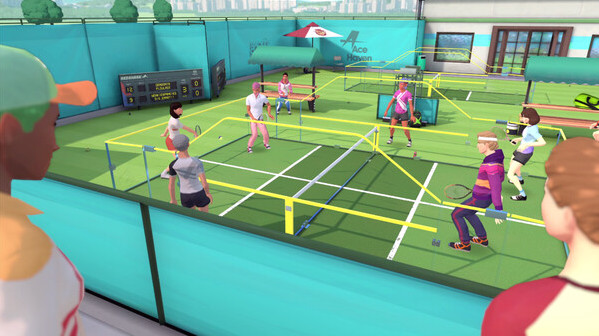 Игра Racket Club, скриншот
