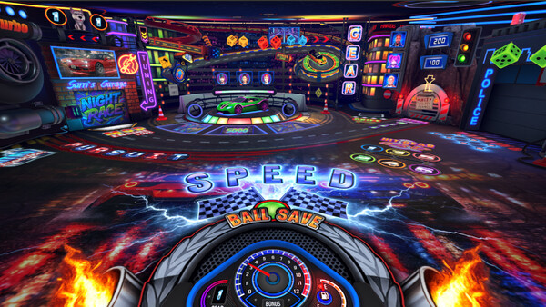 Игра Racket Pinball, скриншот