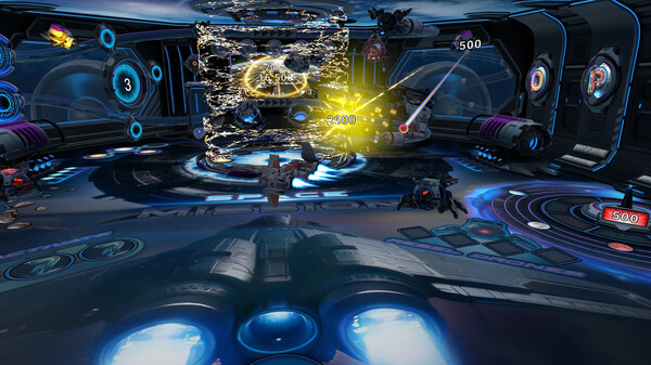 Игра Racket Pinball, скриншот