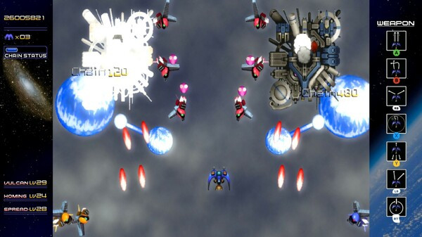 Игра Radiant Silvergun, скриншот