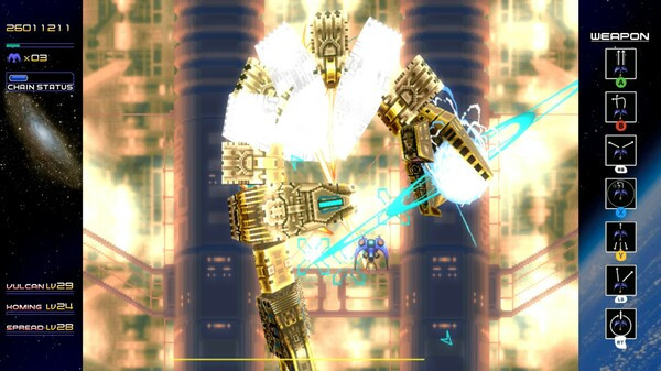Игра Radiant Silvergun, скриншот