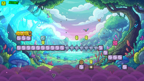 Игра Radiation Caterpillar, скриншот