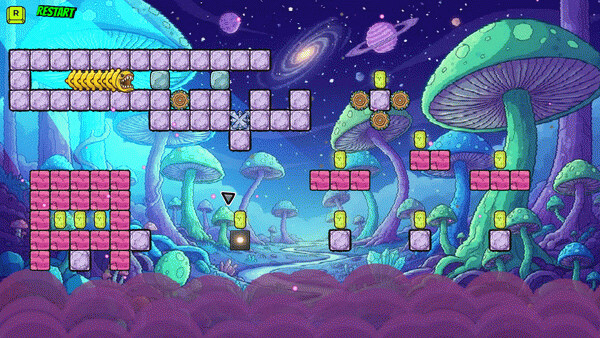 Игра Radiation Caterpillar, скриншот
