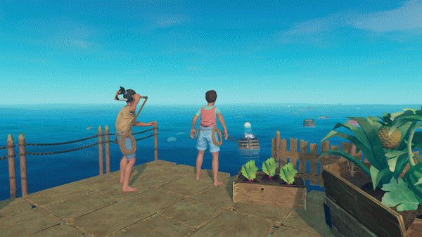 Игра Raft, скриншот
