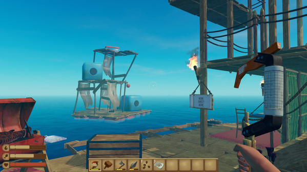 Игра Raft, скриншот