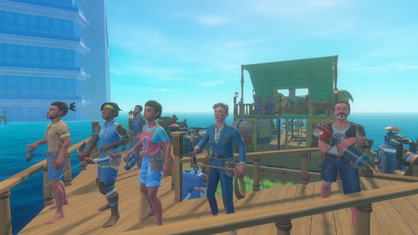 Игра Raft, скриншот