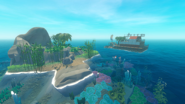 Игра Raft, скриншот
