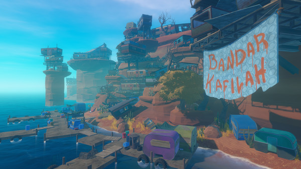 Игра Raft, скриншот