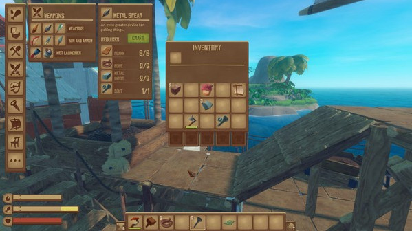 Игра Raft, скриншот
