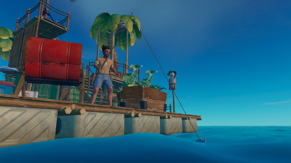 Игра Raft, скриншот