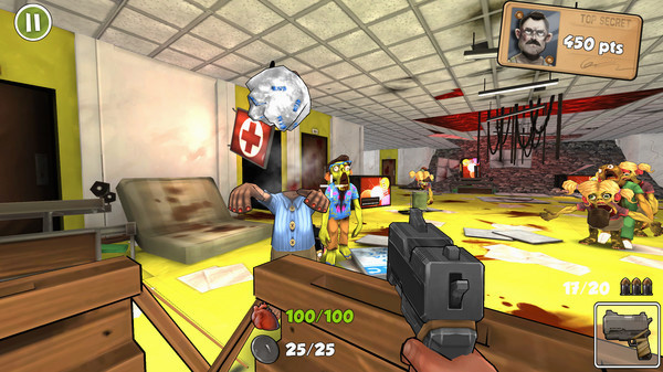 Игра Rage Against The Zombies, скриншот