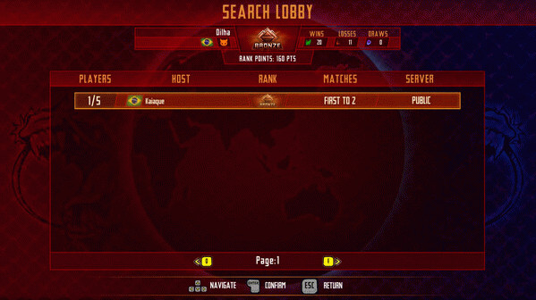 Игра Rage of the Dragons NEO, скриншот
